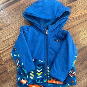 Toddler Boy Columbia Overlay Hoodie Jacket 18-24MO